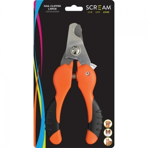 Scream NAIL CLIPPER Loud Orange - Large 16cm - Click for more info